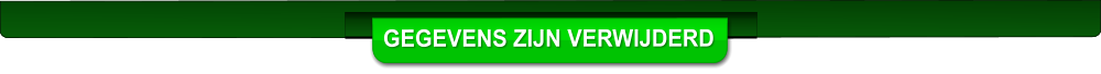 GEGEVENS ZIJN VERWIJDERD