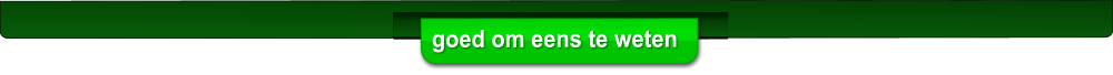 goed om eens te weten